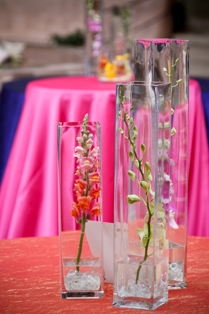 Submersed Orchid Centerpieces Check with the wedding vendors you have 