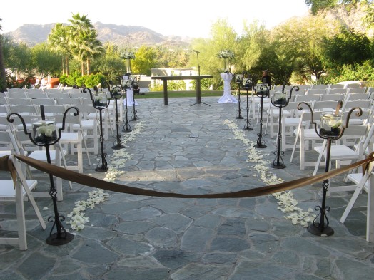 Wedding Ceremony at the Sanctuary Resort Scottsdale After setting up all 